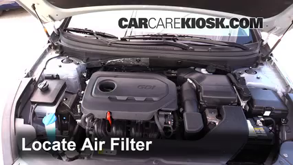 2015 Hyundai Sonata SE 2.4L 4 Cyl. Air Filter (Engine) Replace